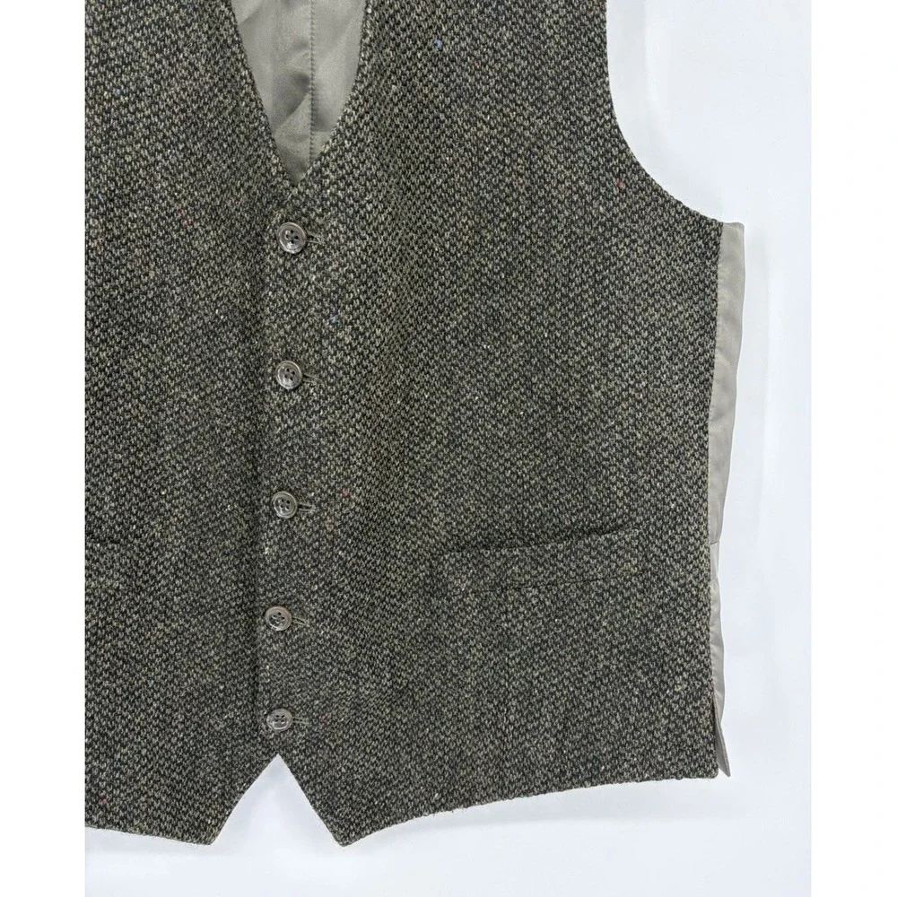Vintage Jean Paul Germain Waistcoat Vest Size Large Wool Woven